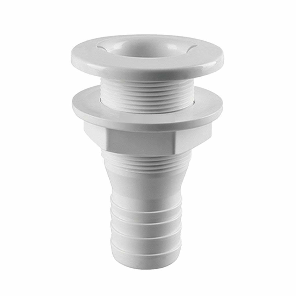 Nylon Thru Hull Fitting White