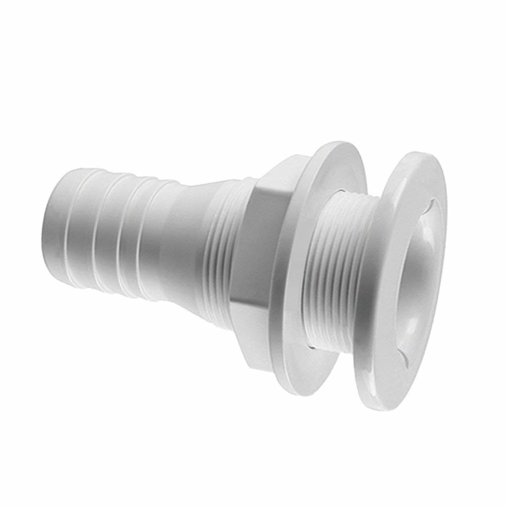 Nylon Thru Hull Fitting White - Image 4