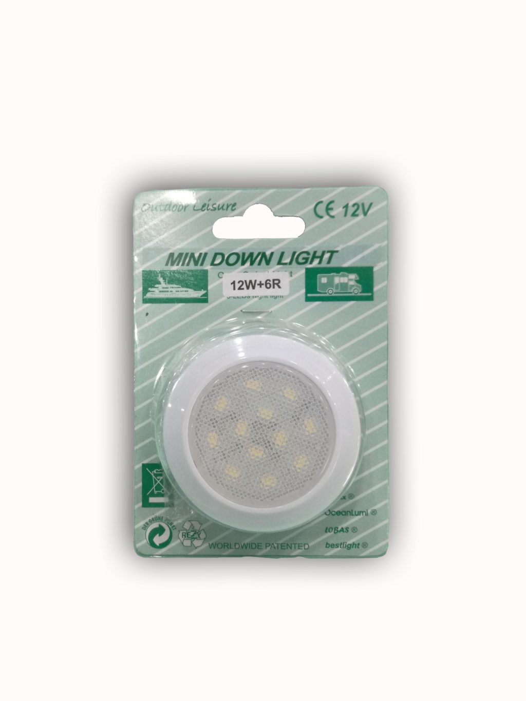 Marine Slim Down Light 12V