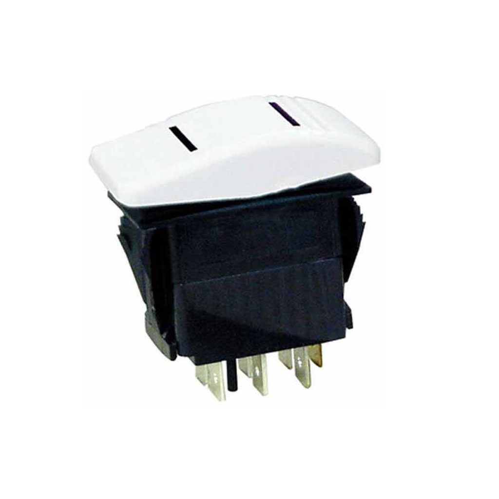 Contura Rocker Switch DPST White